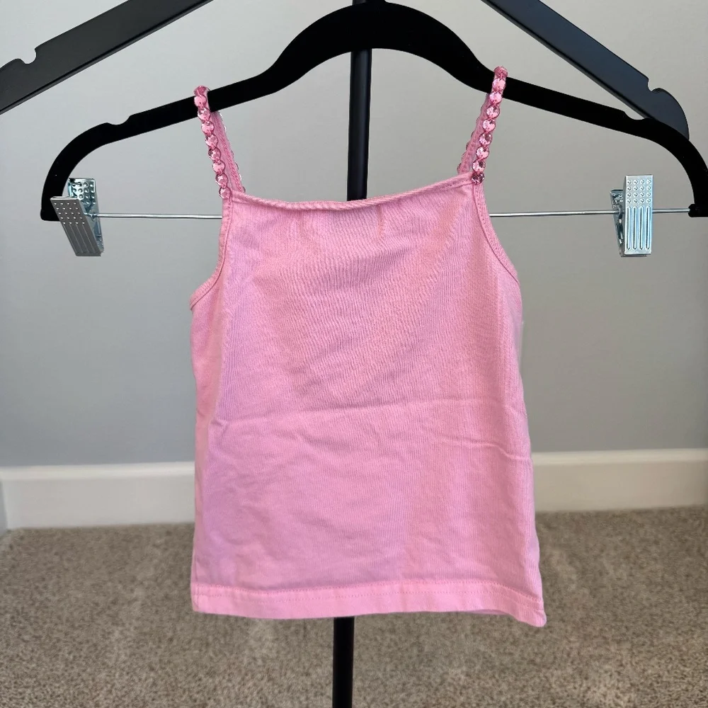 Lola + the Boys GEM CHERRY TANK size 4 - Picture 4 of 5